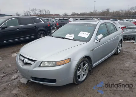 2005 Acura Tl из США, поврежденный, VIN 19UUA66275A026589